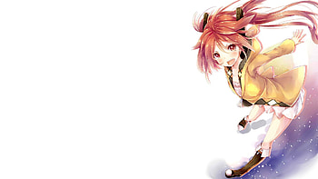 Black Bullet, Anime girl, Michelle Peltier, Black background HD wallpaper