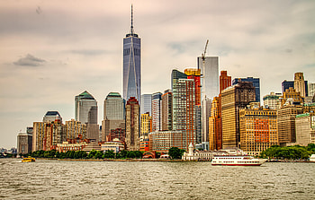 Cities, Rivers, City, Building, Shore, Bank, Skyscrapers HD wallpaper
