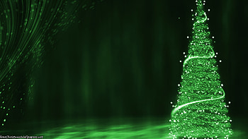 Green Christmas Background HD wallpaper