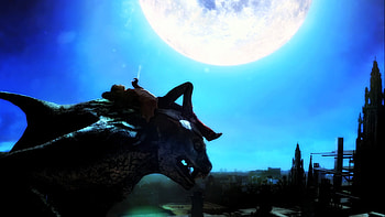 DmC Dante, moonbathing, moon, smoking, dante, dmc HD wallpaper