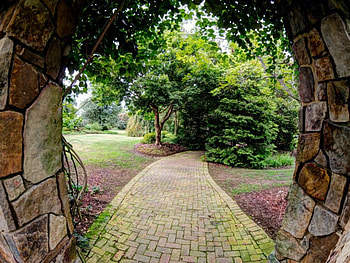 Beautiful place, entrance, nature, place, path HD wallpaper