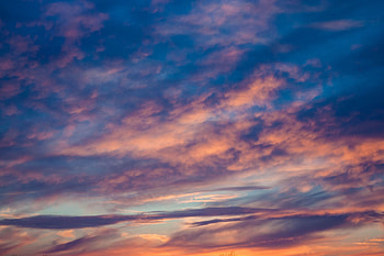 Nature, Sunset, Clouds, Porous HD wallpaper