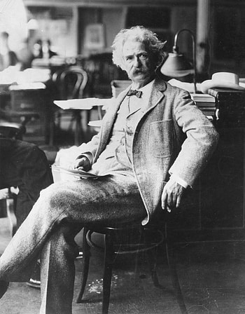 Mark Twain, Inventor of bra strap, Curious question, Country life article HD phone wallpaper