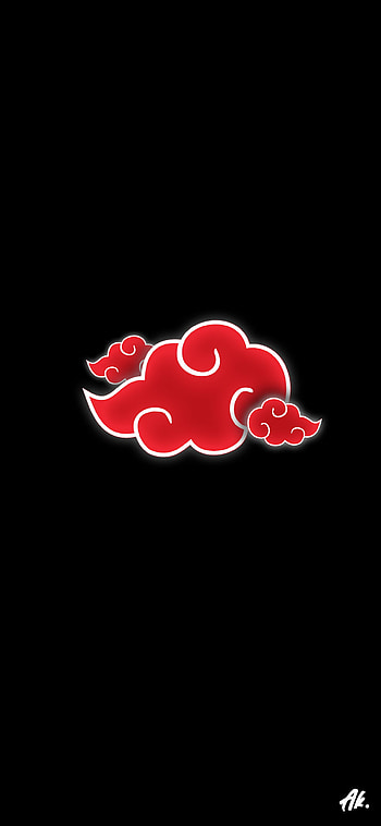 Akatsuki cloud, trending, , red_black, trend, Naruto, andriod, recent, anime HD phone wallpaper