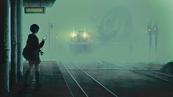 Foggy Day, artist, artwork, digital-art HD wallpaper