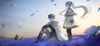 Frieren & Himmel: Stunning Anime from Beyond Journey's End, Frieren (Frieren: Beyond Journey's End), Himmel (Frieren: Beyond Journey's End), Anime, Frieren: Beyond Journey's End HD wallpaper