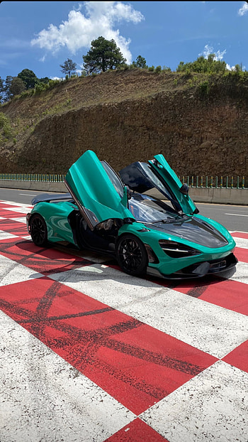 McLaren 765 Lt México, automotive lighting, sky, Exotic Car, McLaren 765lt, Blue, autos Exóticos, Mx, Don Koenigsegg, 765lt HD phone wallpaper