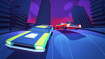 Vintage Car Chase Art, artist, artwork, digital-art, illustration, reddit HD wallpaper