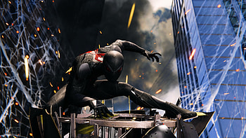 Spiderman Black Suit, spiderman-ps4, spiderman, superheroes, games, 2018-games, ps-games HD wallpaper
