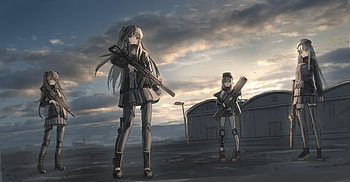 Girls' Frontline : Tactical Warriors at Dusk, video game, Girls Frontline HD wallpaper