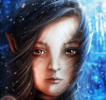 Avatar 2: Navi Sapiens, dreamer, innocent, cute, digital art, character, navi sapiens, abstract, cg, movie, female, digital painting, girl, elf, heavenly, avatar 2, fantasy, face, lovely, hair, eye, avatar HD wallpaper