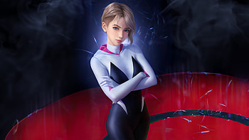 Iconic Gwen, gwen-stacy, superheroes, artwork, digital-art, artstation HD wallpaper