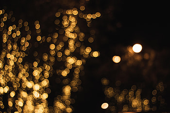 Abstract, Glare, Circles, Golden, Bokeh, Boquet HD wallpaper