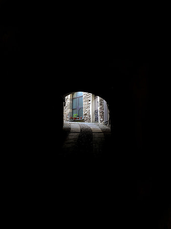 Dark, Street, Tunnel, Track HD phone wallpaper