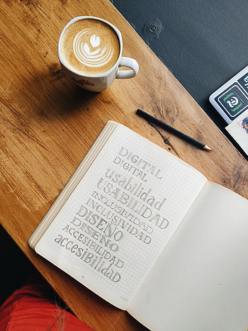 Coffee, Words, Inscription, Notebook, Notepad HD phone wallpaper