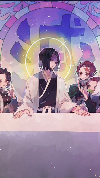 Kimetsu no Yaiba — Haloed Guardians , Anime, Demon Slayer: Kimetsu no Yaiba HD phone wallpaper