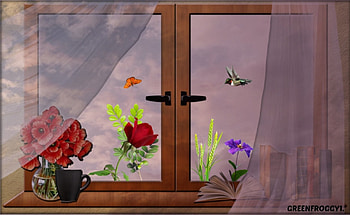 ON THE OUTSIDE, FLOWERS, WINDOW, BUTTERFLY, BIRD HD wallpaper