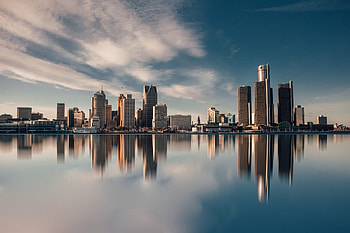 Detroit Skyline, Travels, Basement waterproofing, Foundation repair HD wallpaper