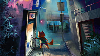 Summer Evening , fox, artist, artwork, digital-art, artstation HD wallpaper