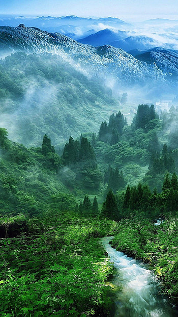 Natural wonders, Majestic waterfalls, Untamed wilderness, Remote locations HD phone wallpaper
