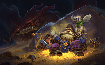 treasure, fantasy, dwarf HD wallpaper