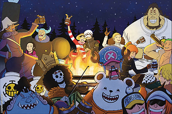 One Piece Anime Adventure: Crew Around the Campfire, Anime, One Piece HD wallpaper