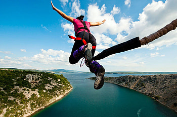 Maslenica Bridge, Bungee Jumping HD wallpaper