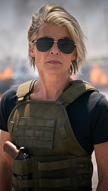 Terminator: Dark Fate, Linda Hamilton , High-quality backgrounds, Fan favorite HD phone wallpaper