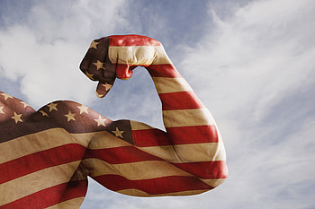 Biceps Usa Art, usa, flag, biceps HD wallpaper
