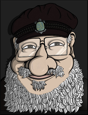 George R. R. Martin, ArtStation, George Martin HD phone wallpaper