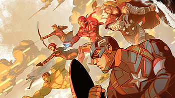 Captain America Iron Man Thor Black Widow Hulk Avengers, superheroes, captain-america, iron-man, thor, black-widow, hulk, avengers HD wallpaper