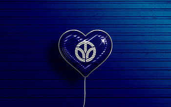 I Love Fukui, , realistic balloons, blue wooden background, Day of Fukui, japaenese prefectures, flag of Fukui, Japan, balloon with flag, Prefectures of Japan, Fukui flag, Fukui HD wallpaper