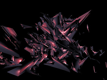 Deep Red, cgi, abstract, 3d, art HD wallpaper