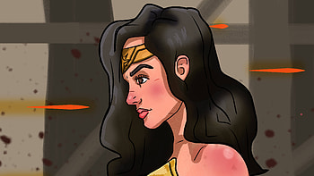 Wonder Woman Cartoonic Art, wonder-woman, superheroes, artist, artwork, digital-art, deviantart HD wallpaper