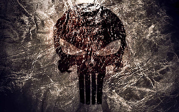 The Punisher Texture Logo from . HD wallpaper