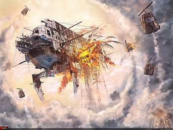 Fantasy, Ships HD wallpaper