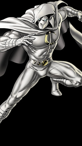 Moon Knight, Black Background HD phone wallpaper