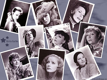 Greta Garbo, retro, actress, movie, woman HD wallpaper