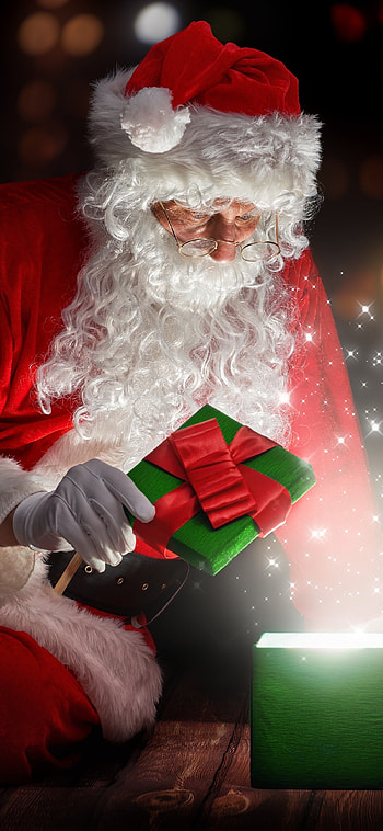 Santa Claus , Santa Claus, Snow HD phone wallpaper