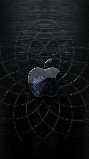 Obsidian Apple | Midnight Apple Circuit | Apple Nebula Skin, technology, Apple Inc. HD phone wallpaper