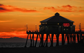 Ruby's, Huntington Beach HD wallpaper