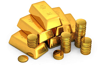 Gold Bullion, Solid investment, Three-dimensional design, High-quality craftsmanship HD wallpaper