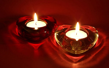 Love, Shine, Light, Glass, Candle HD wallpaper