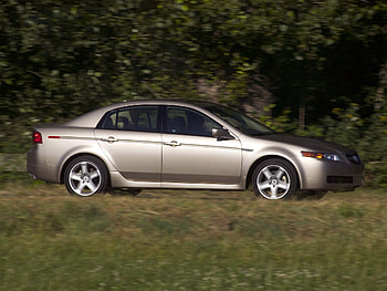 Auto, Nature, Trees, Grass, Acura, Cars, Side View, Style, Akura, Tl, 2004, Silver Metallic HD wallpaper