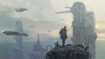 Cybeprunk Destruction City , cyberpunk, artist, artwork, digital-art HD wallpaper