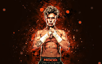 Hook, , american wrestler, WWE, orange neon lights, wrestling, wrestlers, Tyler Cole Senerchia, Hook HD wallpaper