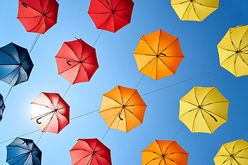 Umbrella, decoration, colorful HD wallpaper