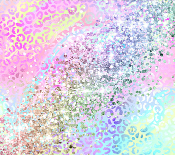 Glitter Leopard, ombre, colorful HD wallpaper