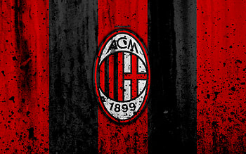 A.C. Milan, soccer, acmilan, logo, football HD wallpaper