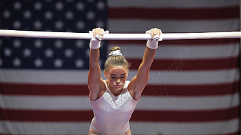 Olivia Dunne, Uneven Bars HD wallpaper